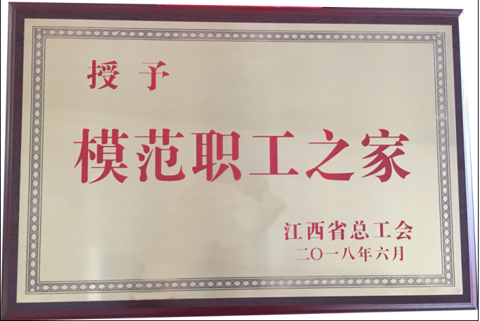 凯发天生赢家一触即发首页荣膺“江西省模范职工之家”